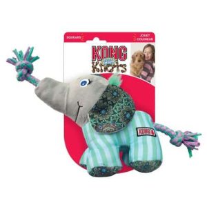 Kong Knots Carnival Elephant 30x14cm Roze Groen