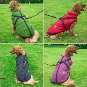 Waterproof bodywarmer voor honden