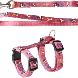 Kittentuigje met Looplijn Muis roze