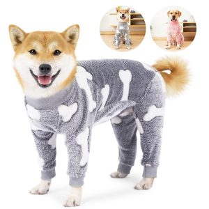 Warme Fleece Pyjama voor Honden