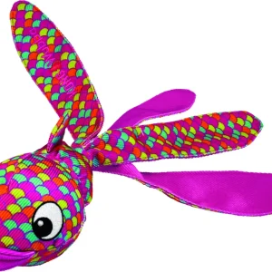 Kong hondenspeelgoed Wubba finz Vis roos