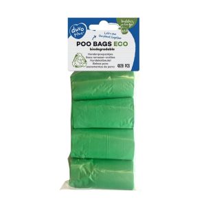 Duvoplus Poepzakjes Eco Bio-afbreekbaar 4x20st Groen