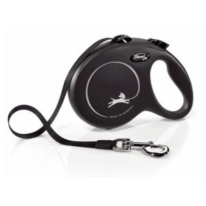 Flexi New Classic Lint L/5m Zwart