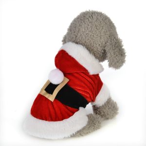Kerstman Hoodie voor Honden