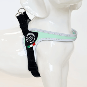 Fibbia Verstel. Mesh reflecterend Mint