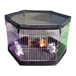 Afdeknet Voor Draadren Zwart