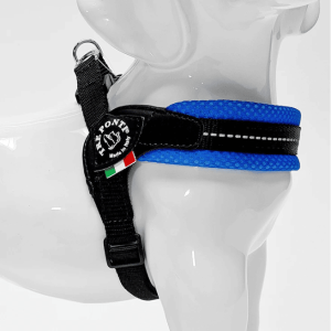 Fibbia Verstel. Mesh refl. Sky Blue